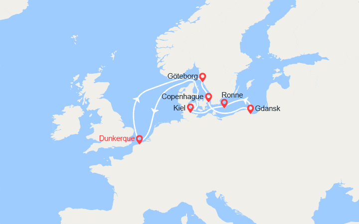 Carte de l'itin�raire