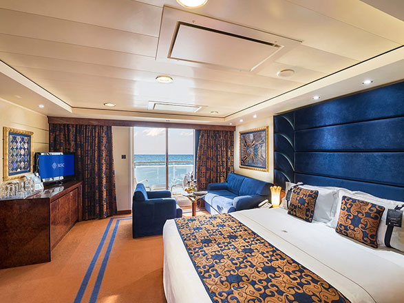 Yacht club deluxe balcon MSC Splendida