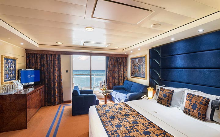 Cabine Yacht club deluxe balcon