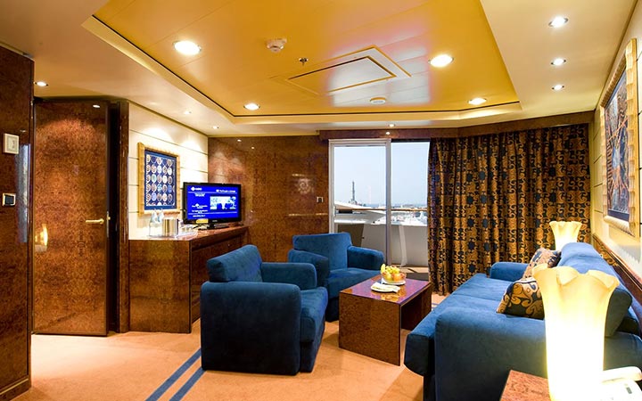 Cabine Yacht club royale balcon
